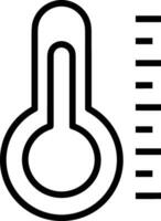 Thermometer medicine icon symbol image vector. Illustration of the temperature cold and hot measure tool design image.EPS 10 vector