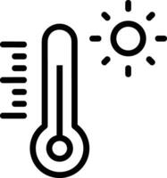 Thermometer medicine icon symbol image vector. Illustration of the temperature cold and hot measure tool design image.EPS 10 vector