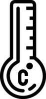 Thermometer medicine icon symbol image vector. Illustration of the temperature cold and hot measure tool design image.EPS 10 vector