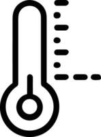 termómetro medicina icono símbolo imagen vector. ilustración de el temperatura frío y caliente medida herramienta diseño imagen.eps 10 vector