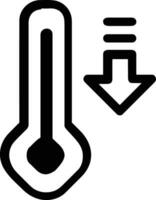 termómetro medicina icono símbolo imagen vector. ilustración de el temperatura frío y caliente medida herramienta diseño imagen.eps 10 vector