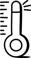 Thermometer medicine icon symbol image vector. Illustration of the temperature cold and hot measure tool design image.EPS 10 vector