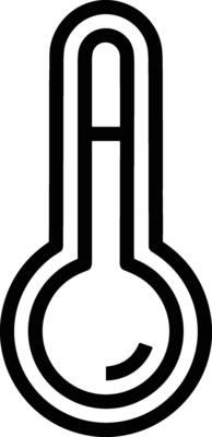 Thermometer medicine icon symbol image vector. Illustration of the temperature cold and hot measure tool design image.EPS 10