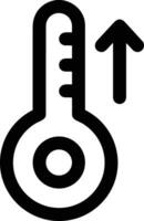 Thermometer medicine icon symbol image vector. Illustration of the temperature cold and hot measure tool design image.EPS 10 vector