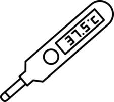 Thermometer medicine icon symbol image vector. Illustration of the temperature cold and hot measure tool design image.EPS 10 vector