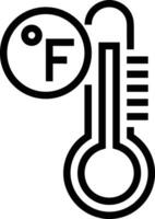 Thermometer medicine icon symbol image vector. Illustration of the temperature cold and hot measure tool design image.EPS 10 vector