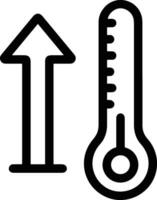 Thermometer medicine icon symbol image vector. Illustration of the temperature cold and hot measure tool design image.EPS 10 vector