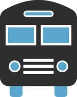 Bus transportation symbol icon vector image. Illustration of the silhouette bus transport public travel design image. EPS 10