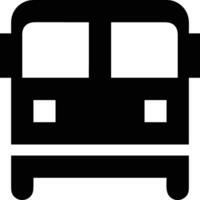 Bus transportation symbol icon vector image. Illustration of the silhouette bus transport public travel design image. EPS 10