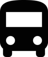 Bus transportation symbol icon vector image. Illustration of the silhouette bus transport public travel design image. EPS 10
