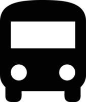 Bus transportation symbol icon vector image. Illustration of the silhouette bus transport public travel design image. EPS 10