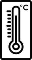 Thermometer medicine icon symbol image vector. Illustration of the temperature cold and hot measure tool design image.EPS 10 vector