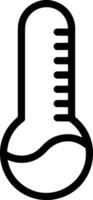 Thermometer medicine icon symbol image vector. Illustration of the temperature cold and hot measure tool design image.EPS 10 vector