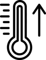 Thermometer medicine icon symbol image vector. Illustration of the temperature cold and hot measure tool design image.EPS 10 vector