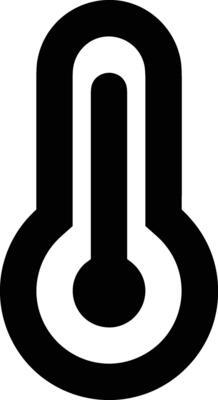 Thermometer medicine icon symbol image vector. Illustration of the temperature cold and hot measure tool design image.EPS 10