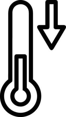 Thermometer medicine icon symbol image vector. Illustration of the temperature cold and hot measure tool design image.EPS 10