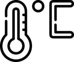 termómetro medicina icono símbolo imagen vector. ilustración de el temperatura frío y caliente medida herramienta diseño imagen.eps 10 vector