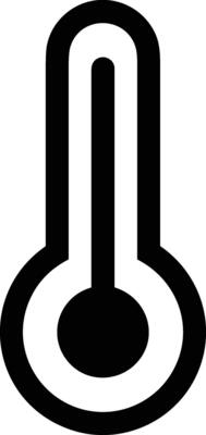 Thermometer medicine icon symbol image vector. Illustration of the temperature cold and hot measure tool design image.EPS 10