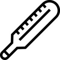 Thermometer medicine icon symbol image vector. Illustration of the temperature cold and hot measure tool design image.EPS 10 vector