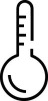 Thermometer medicine icon symbol image vector. Illustration of the temperature cold and hot measure tool design image.EPS 10 vector