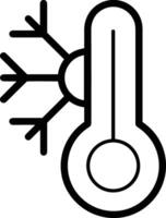 Thermometer medicine icon symbol image vector. Illustration of the temperature cold and hot measure tool design image.EPS 10 vector