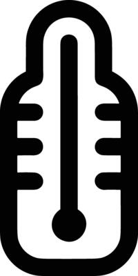 Thermometer medicine icon symbol image vector. Illustration of the temperature cold and hot measure tool design image.EPS 10