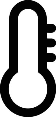 Thermometer medicine icon symbol image vector. Illustration of the temperature cold and hot measure tool design image.EPS 10