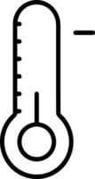 Thermometer medicine icon symbol image vector. Illustration of the temperature cold and hot measure tool design image.EPS 10 vector