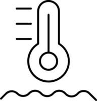 Thermometer medicine icon symbol image vector. Illustration of the temperature cold and hot measure tool design image.EPS 10 vector