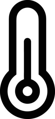 Thermometer medicine icon symbol image vector. Illustration of the temperature cold and hot measure tool design image.EPS 10