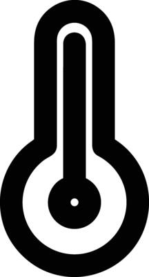 Thermometer medicine icon symbol image vector. Illustration of the temperature cold and hot measure tool design image.EPS 10