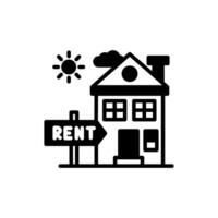 Rental Property icon in vector. Illustration vector