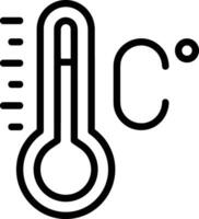 Thermometer medicine icon symbol image vector. Illustration of the temperature cold and hot measure tool design image.EPS 10 vector