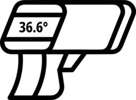 termómetro medicina icono símbolo imagen vector. ilustración de el temperatura frío y caliente medida herramienta diseño imagen.eps 10 vector