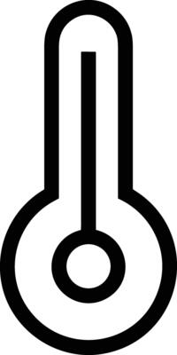 Thermometer medicine icon symbol image vector. Illustration of the temperature cold and hot measure tool design image.EPS 10