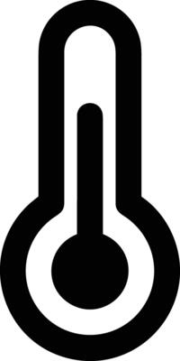 Thermometer medicine icon symbol image vector. Illustration of the temperature cold and hot measure tool design image.EPS 10