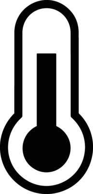 Thermometer medicine icon symbol image vector. Illustration of the temperature cold and hot measure tool design image.EPS 10