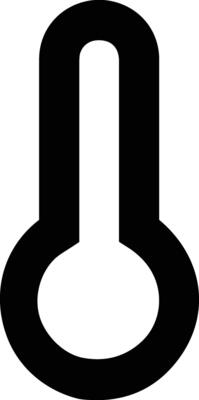Thermometer medicine icon symbol image vector. Illustration of the temperature cold and hot measure tool design image.EPS 10