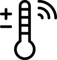 Thermometer medicine icon symbol image vector. Illustration of the temperature cold and hot measure tool design image.EPS 10 vector