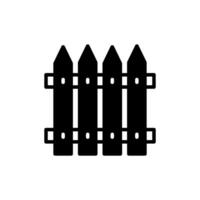 Fence icon in vector. Illustration vector