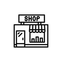 Store icon in vector. Illustration vector