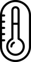 Thermometer medicine icon symbol image vector. Illustration of the temperature cold and hot measure tool design image.EPS 10 vector