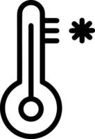 Thermometer medicine icon symbol image vector. Illustration of the temperature cold and hot measure tool design image.EPS 10 vector