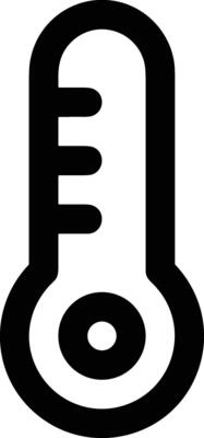 Thermometer medicine icon symbol image vector. Illustration of the temperature cold and hot measure tool design image.EPS 10