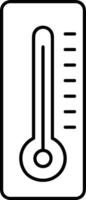 termómetro medicina icono símbolo imagen vector. ilustración de el temperatura frío y caliente medida herramienta diseño imagen.eps 10 vector