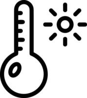 Thermometer medicine icon symbol image vector. Illustration of the temperature cold and hot measure tool design image.EPS 10 vector