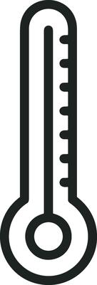 Thermometer medicine icon symbol image vector. Illustration of the temperature cold and hot measure tool design image.EPS 10