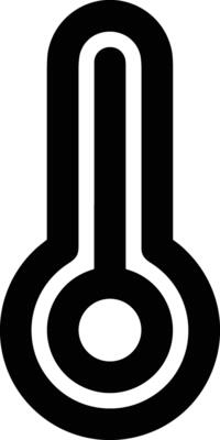 Thermometer medicine icon symbol image vector. Illustration of the temperature cold and hot measure tool design image.EPS 10