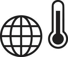 Thermometer medicine icon symbol image vector. Illustration of the temperature cold and hot measure tool design image.EPS 10 vector