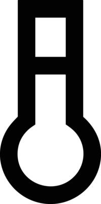 Thermometer medicine icon symbol image vector. Illustration of the temperature cold and hot measure tool design image.EPS 10